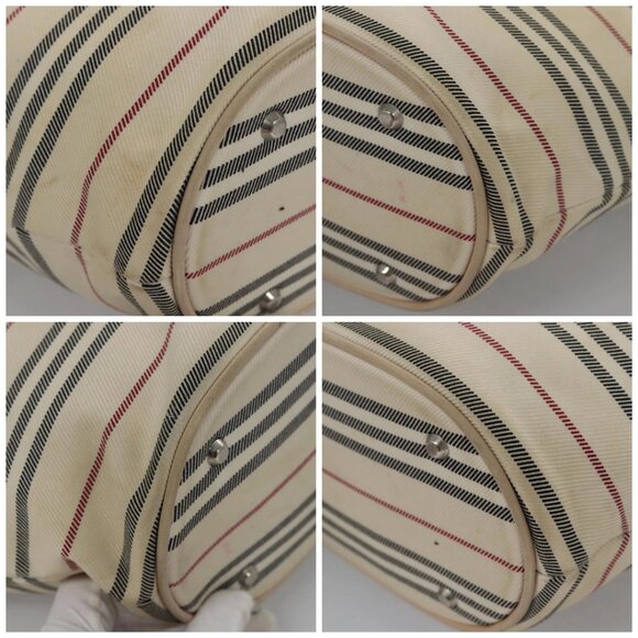BURBERRY Hand Bag Canvas Beige Auth ti2859 - Picture 16 of 16